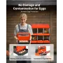 Chicken Nest Box, 6-Compartment, 30 to 45 in Stable & Corrosion-Resistant Metal Nesting Boxes with Inclined Nesting Boxes, Botto