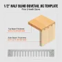 Dovetail Jig 12 inches Præcise Dove Tailing Router Jigs med 3