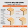Dovetail Jig 12 inches Præcise Dove Tailing Router Jigs med 3