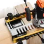 Dovetail Jig 30.5 cm Precise Dove Tailing Router Jigs with 3 Templates