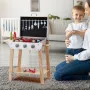 21 pcs Kids BBQ grill Playset Wooden Cooking Grill Toy Set