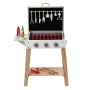 21 pcs Kids BBQ grill Playset Wooden Cooking Grill Toy Set