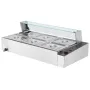 Kommerciel elektrisk mad varmere bordplade buffet 6*8qt med