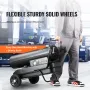 Kerosene/Diesel Forced Air Heater, 100000Btu Torpedo Space Heater, Portable with Thermostat Control,38L Tank Efficient Indoor/Ou