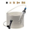 Aquarium Vacuum Gravel Cleaner, 33 ft PVC Hose Fish Tank Vacuum Gravel Cleaner, Siphon Fish Tank Cleaner Vacuum, 3 Types of