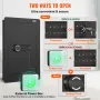 65 cm Tall Wall Safe 3-Tier Hidden Safe with Keypad Shelves & Key Holders