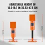 Screw Jack Post, 4" x 4", 13.2"-18.7" Height Range, 24700 lbs Max Load Capacity, Adjustable Shore Jack, Temporary House Jack Pol