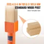 Screw Jack Post, 4" x 4", 13.2"-18.7" Height Range, 24700 lbs Max Load Capacity, Adjustable Shore Jack, Temporary House Jack Pol