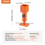 Screw Jack Post, 4" x 4", 13.2"-18.7" Height Range, 24700 lbs Max Load Capacity, Adjustable Shore Jack, Temporary House Jack Pol