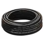 Hydraulic Hose 3/8 inch x 100 ft, Coiled Hydraulic Hose 4800 PSI, Rubber Hydraulic Hose with 2 High-Tensile Steel Wire Braid, Bu