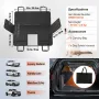 Back Seat Extender for Dogs,Dog Hammock for Car Back seat, Dog Car Seat Cover with Hard Bottom Dog Car Seat Bed 53"x24.8" ,Suppo