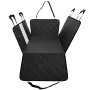 Back Seat Extender for Dogs,Dog Hammock for Car Back seat, Dog Car Seat Cover with Hard Bottom Dog Car Seat Bed 53"x24.8" ,Suppo