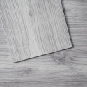 Self Adhesive Vinyl Floor Tiles 20PCS 0.62mm Thick Light Gray Wood Grain