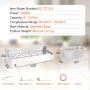 Commercial Electric Food Warmer Countertop Buffet 6*4.7 L with Glass Shield