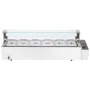 Commercial Electric Food Warmer Countertop Buffet 6*4.7 L with Glass Shield