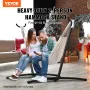 Portable Hammock Stand, 450lbs Capacity Steel Hammock Stand for 2 Person, Heavy Duty Adjustable Hooks Hammock Frame Fits 9.5-12.