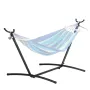 Portable Hammock Stand, 450lbs Capacity Steel Hammock Stand for 2 Person, Heavy Duty Adjustable Hooks Hammock Frame Fits 9.5-12.