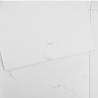 Self Adhesive Vinyl Floor Tiles 12 x 12 inch, 50 Tiles 1.5mm Thick Peel & Stick, White Marble Texture DIY Flooring for Kitchen,