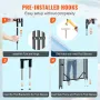 Pool Fence Gate 121.9 cm x 76.2 cm Removable Inground Pool Gate for Kids Security