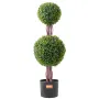 2-pak 90 cm kunstig buksbom topiary træ kunstig plante