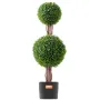 2-pak 90 cm kunstig buksbom topiary træ kunstig plante