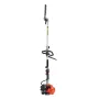 15.7-inch 26CC 2 Cycle Gas Hedge Trimmer, Gas Powered Pole Hedge Trimmer with Dual Sided Dual Action Blade, 270° Adjustable Trim