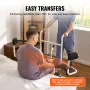 Elektrisk patientliftstol Patientoverførselsrullestol og 180 °