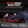 Mechanic Plastic Creeper, 1016 mm, 158.8 kg Capacity Automotive Rolling Garage Creeper with Molded Ergonomic HDPE Body Padded He