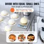 Dough Divider Rounder, 40PCS Manual Dough Equal Divider Machine, 1.06oz - 4.94oz Hand Press Dough Cutter with 304 Stainless Stee
