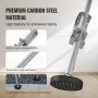 Ladder Levler, 23.4 inch Steel 550lbs Load Ladder Leveling Tool, Pitch Hopper, Stair Ladder Stabilizer with Storage, Easy to Use