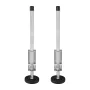 23,4 tommer stigen Levler Steel 550 Lbs Lastning