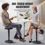 Wobble Chair, Height-Adjustable (21.7-28.3") Active Chair, Flexible Seating Wobble Stool Made of Iron Improves Focus & Posture, 