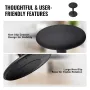 Wobble Chair, Height-Adjustable (21.7-28.3") Active Chair, Flexible Seating Wobble Stool Made of Iron Improves Focus & Posture, 