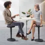 Wobble Chair, Height-Adjustable (21.7-28.3") Active Chair, Flexible Seating Wobble Stool Made of Iron Improves Focus & Posture, 