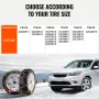 Snow Tire Chains, Manganese Alloy Steel Emergency Traction Tire Chains, Tire Snow Chains for Cars, Pickups, SUVs, and Trucks, Si