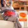 Electric Heated Foot Warmer, Ultra-Soft Flannel Foot Heating Pad with Timer and 6 Heat Levels for Bed Office Under Desk, 21.5" x