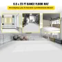 Dansegulv, 6,6x23ft dansegulvrulle, 0,06in tyk pvc vinyl