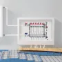 6-Branch Radiant Heat Manifold, 1/2" PEX Tubing Manifold, Stainless Steel PEX Manifold for Hydronic Radiant Floor Heating, Radia