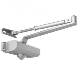 Door Closer, Automatic Door Closer Commercial or Residential Use for Door Weights 45 kg, Adjustable Size Hydraulic Buffer Door