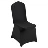 30PCS Black Stretch Spandex Folding Chair Covers, Universal Fitted Chair Cover, Removable Washable Protective Slipcovers, for