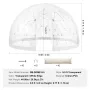 289.6 cm Dome Bubble Tent Outdoor House Camping Shelter w/ Transparent Window