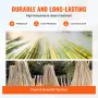 Natural Bamboo Fence Privacy Screen, Eco-Friendly Privacy Bamboo Slat Fence, 6 ft H x 13 ft L Decorative Bamboo Screen Panel, fo