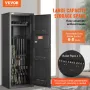 6-8 Rifles Gun Safe, Rifle Safe with Lock & Digital Keypad, Quick Access Tall Gun Storage Cabinet with Removable Shelf, Rifle Ca