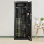 6-8 Rifles Gun Safe, Rifle Safe with Lock & Digital Keypad, Quick Access Tall Gun Storage Cabinet with Removable Shelf, Rifle Ca