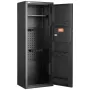 6-8 Rifles Gun Safe, Rifle Safe with Lock & Digital Keypad, Quick Access Tall Gun Storage Cabinet with Removable Shelf, Rifle Ca