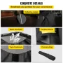 Motorcycle Tent Motorbike Cover Strong Frame Motorbike Garage Waterproof 106.3"x41.3"x61"/270x105x155 cm Larger Shelter UV Resis