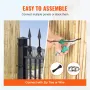 Natural Rolled Bamboo Fence, Eco-Friendly Bamboo Privacy Fence 4 ft H x 6 ft L x 0.75 in D. , Decorative Bamboo Privacy Screen f