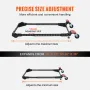 Mobile Base, 500 lbs Weight Capacity, Adjustable from 12" x 12" to 36" x 36", Heavy Duty Universal Mobile Base Stand with Swivel