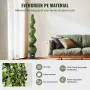 2-pak 1,5 m kunstig buksbom topiary træ kunstig plante