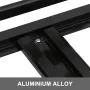 Universal 64x40 tommer tagkurv, aluminiumstakstativ, kurv